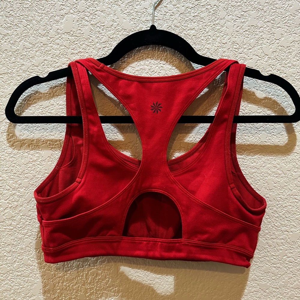 Athleta Double Dare Rcerback Sports Bra, Size Small, Res - Picture 2 of 4
